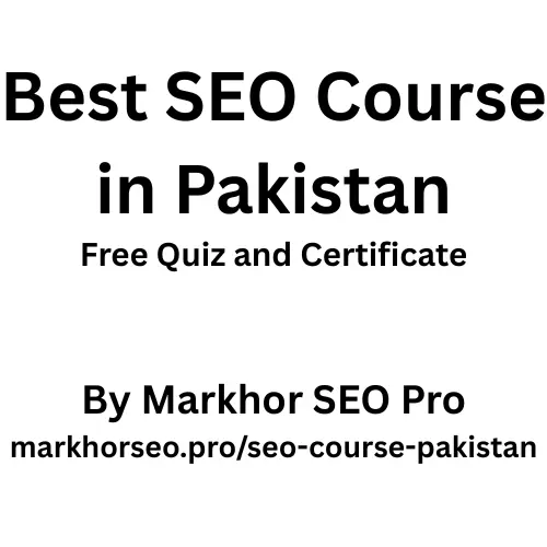 seo course pakistan
